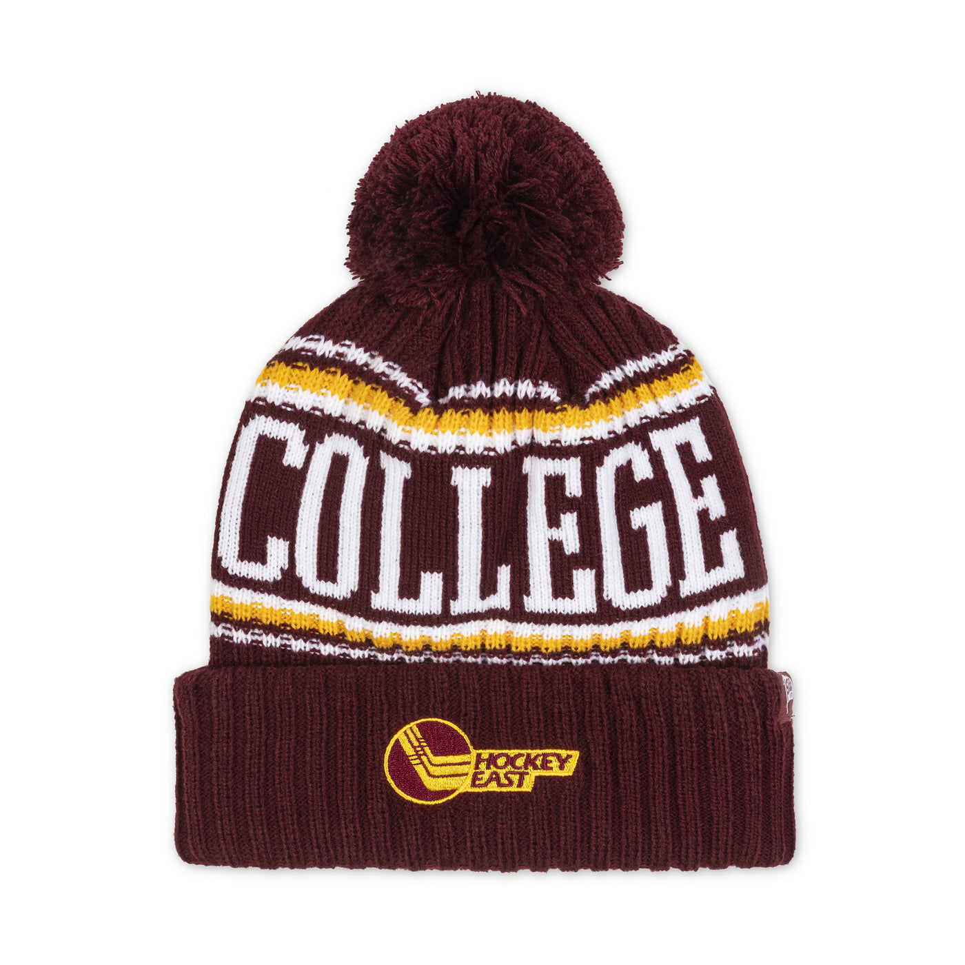 Boston College x Hockey East Vintage Knit Pom Hat - Streaker Sports
