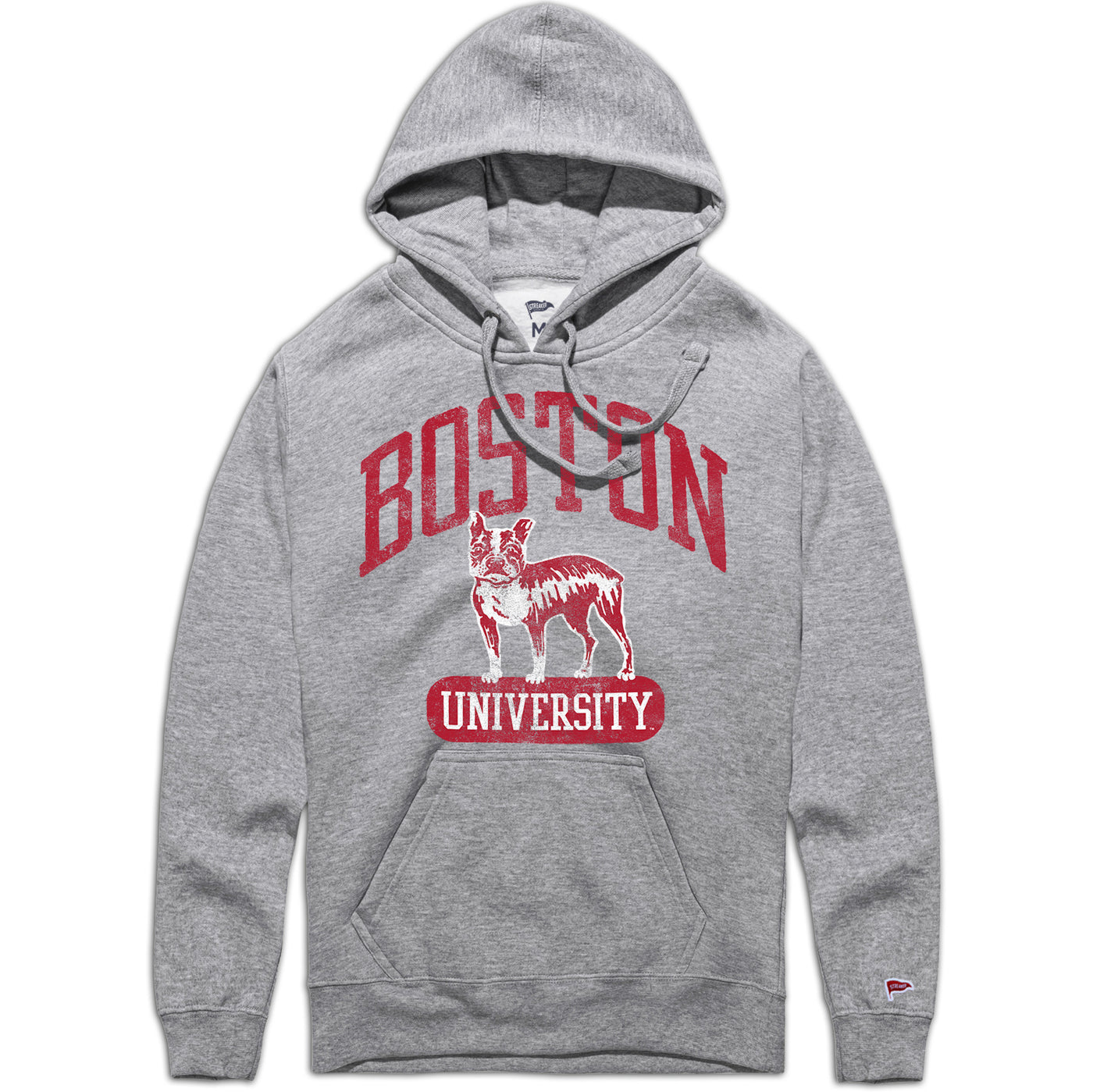 boston campus gear Boston University Vintage Campus Hoodie Hoodie X-Large