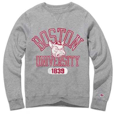 Boston University Vintage Terrier Crewneck - Streaker Sports