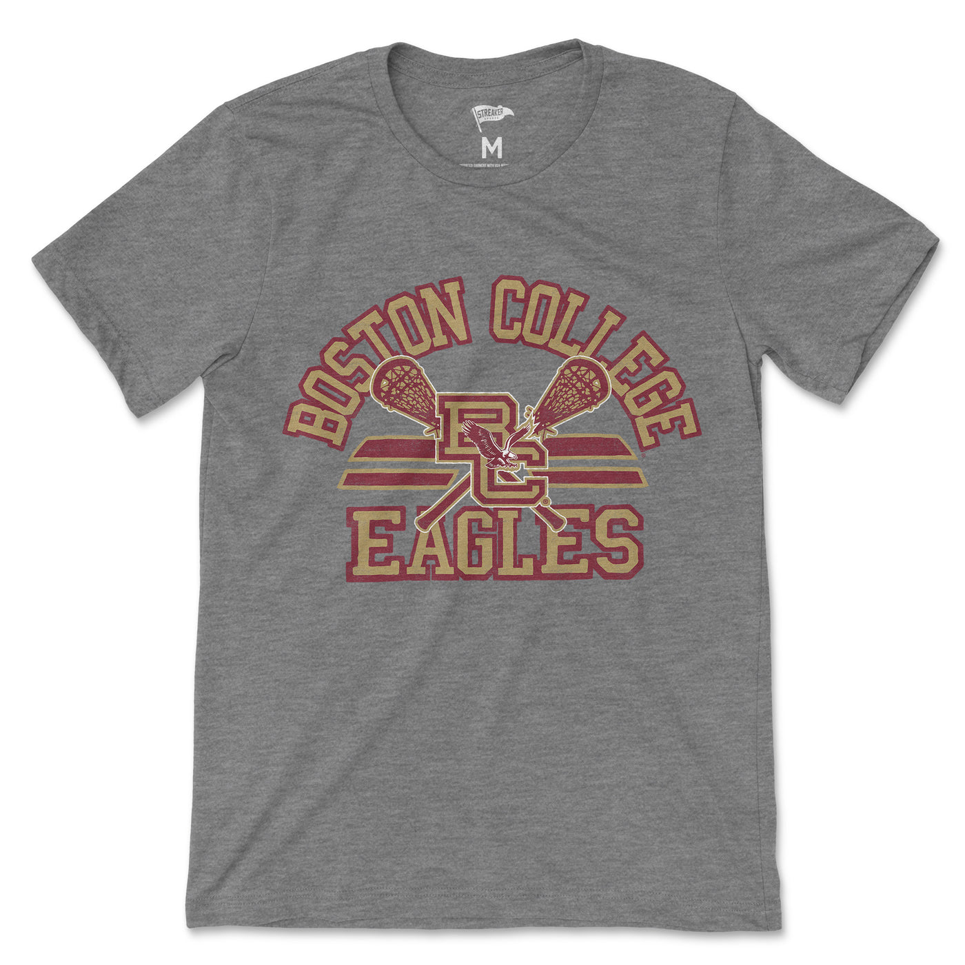 Boston College Vintage Lacrosse Tee - Streaker Sports