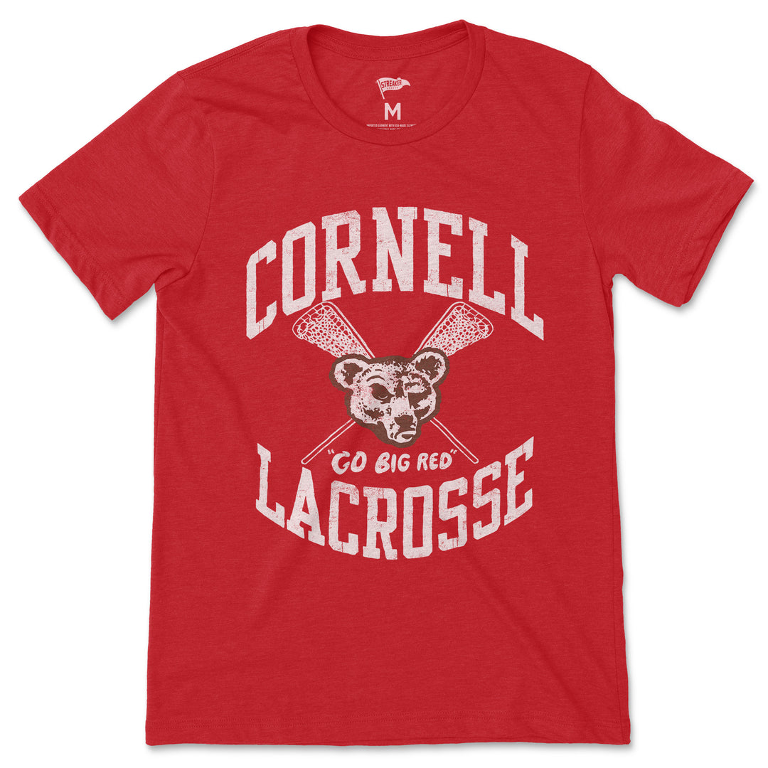 Streaker Sports Cornell Vintage Lacrosse Tee Medium