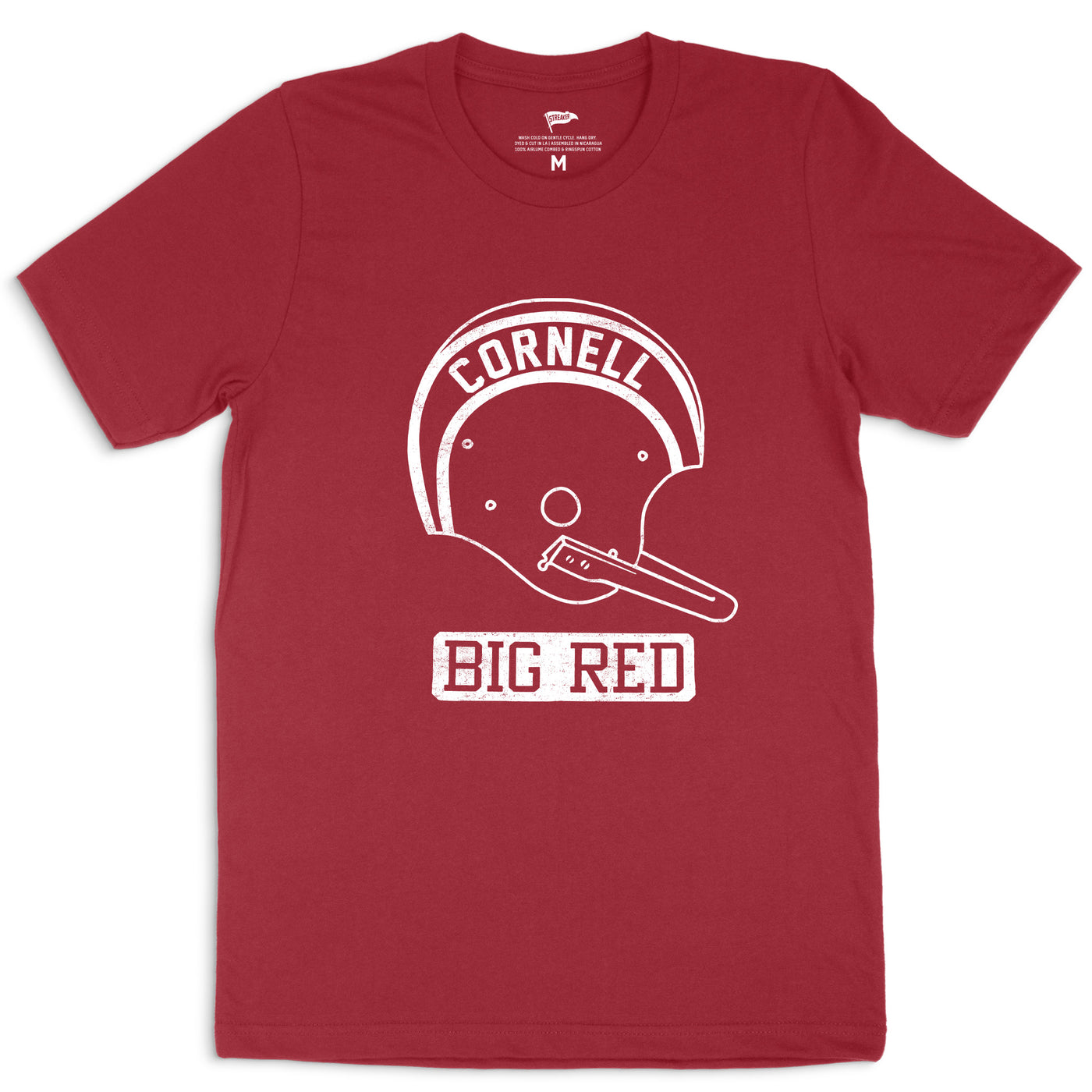 Cornell Vintage Football Helmet Tee - Streaker Sports