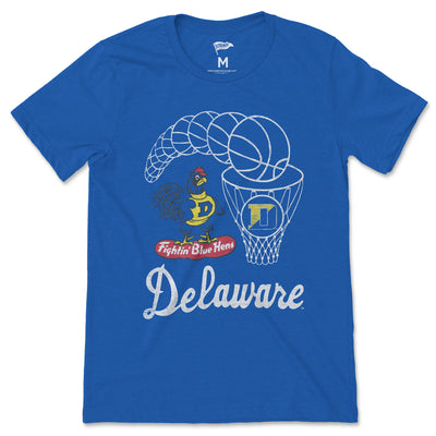 Delaware Vintage Basketball Tee - Streaker Sports