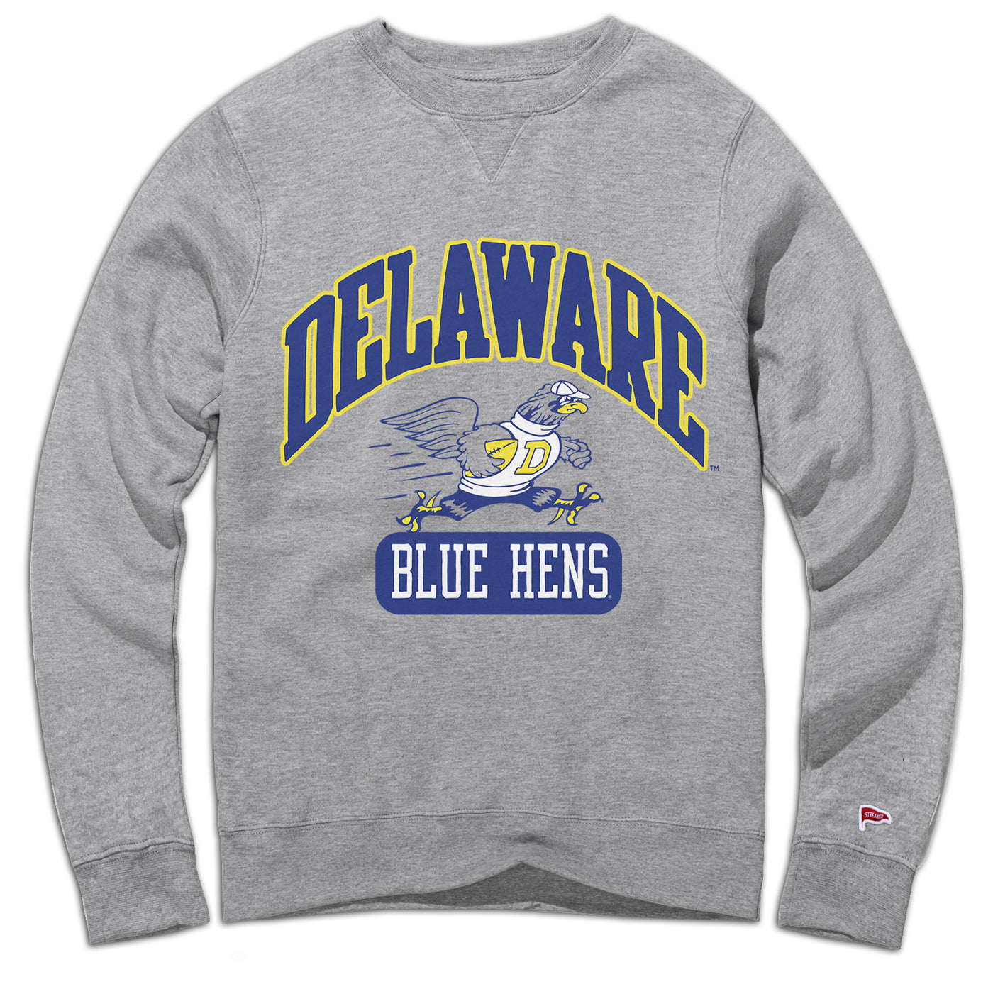 Delaware Vintage Football Crewneck Sweatshirt - Streaker Sports
