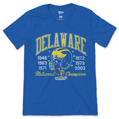 Delaware Vintage Football National Champs Tee - Streaker Sports