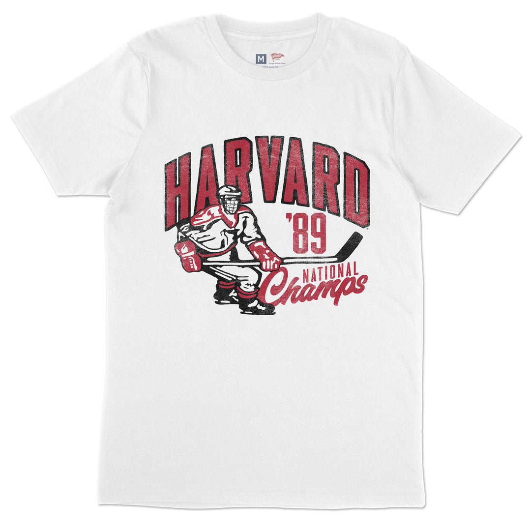 Shop the Harvard 1989 Hockey Champions Tee - Relive the Glory Days