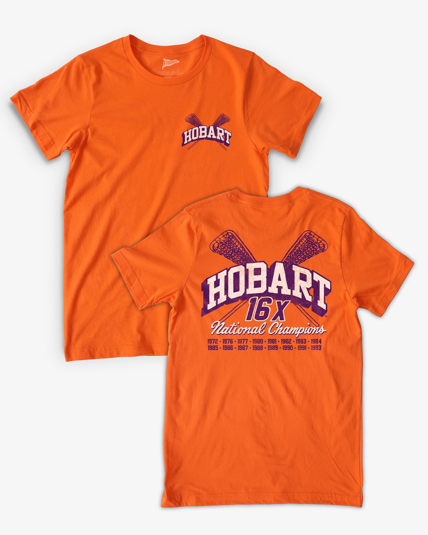 Hobart Vintage Lacrosse Tee | Streaker Sports