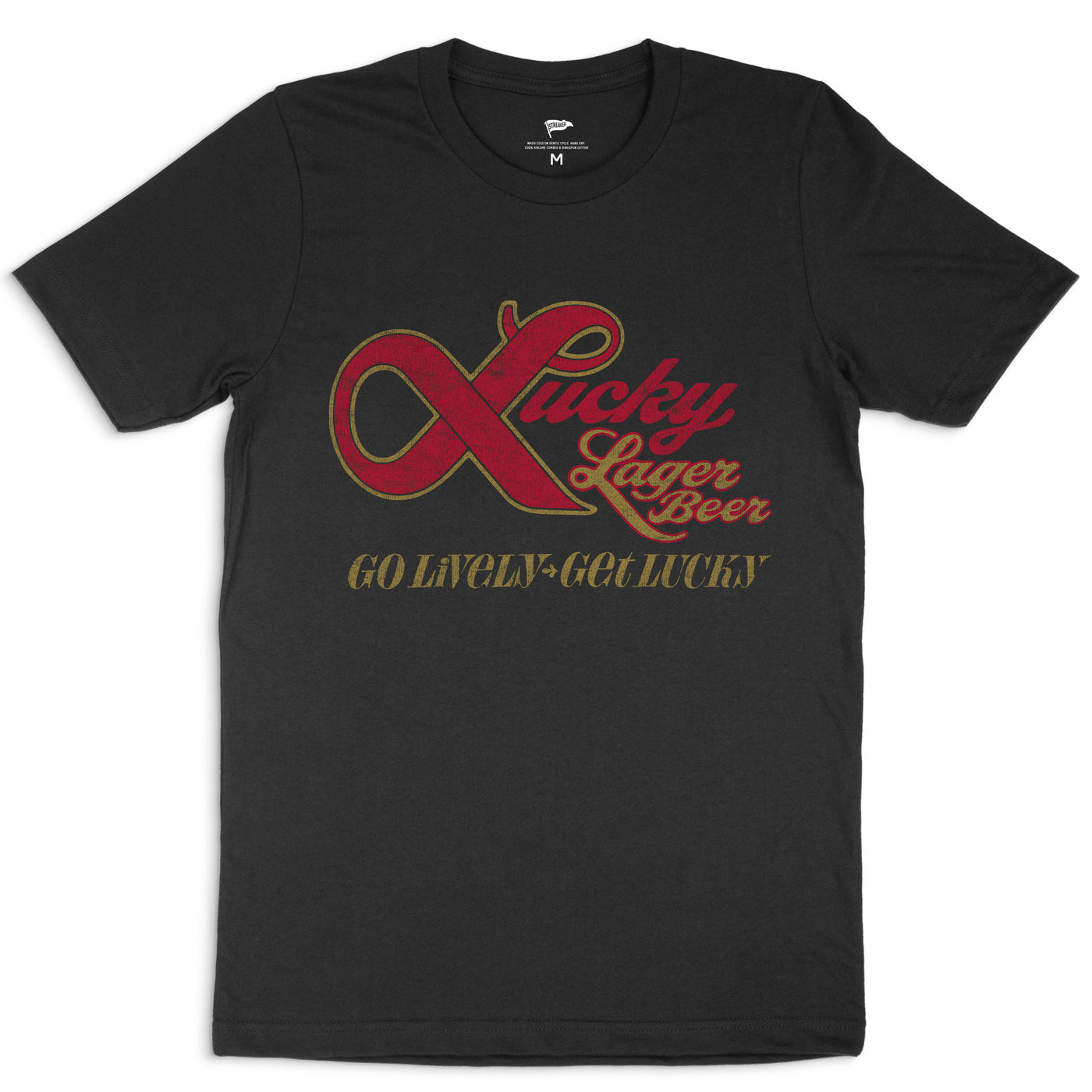 Lucky Lager Vintage Logo Tee