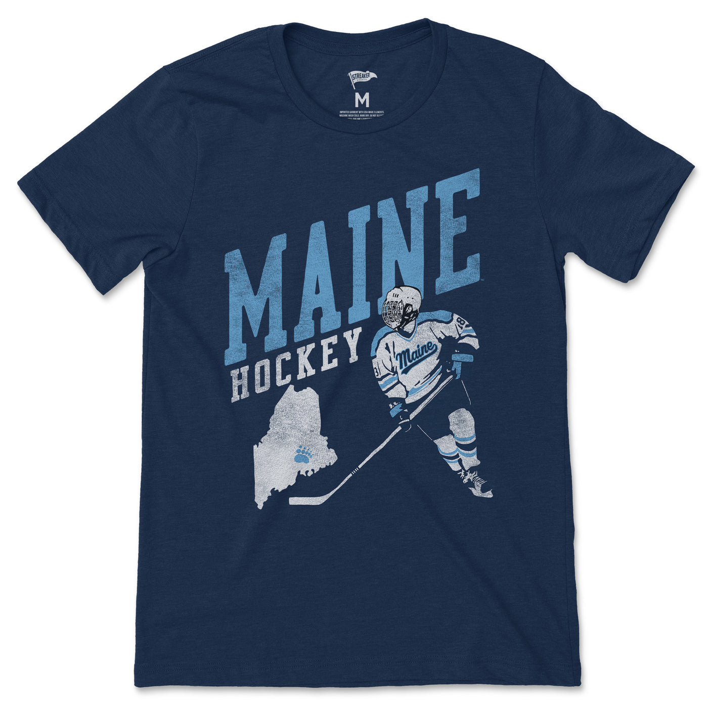 Maine Vintage Hockey Tee - Streaker Sports