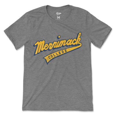 Merrimack Vintage Script Tee - Streaker Sports