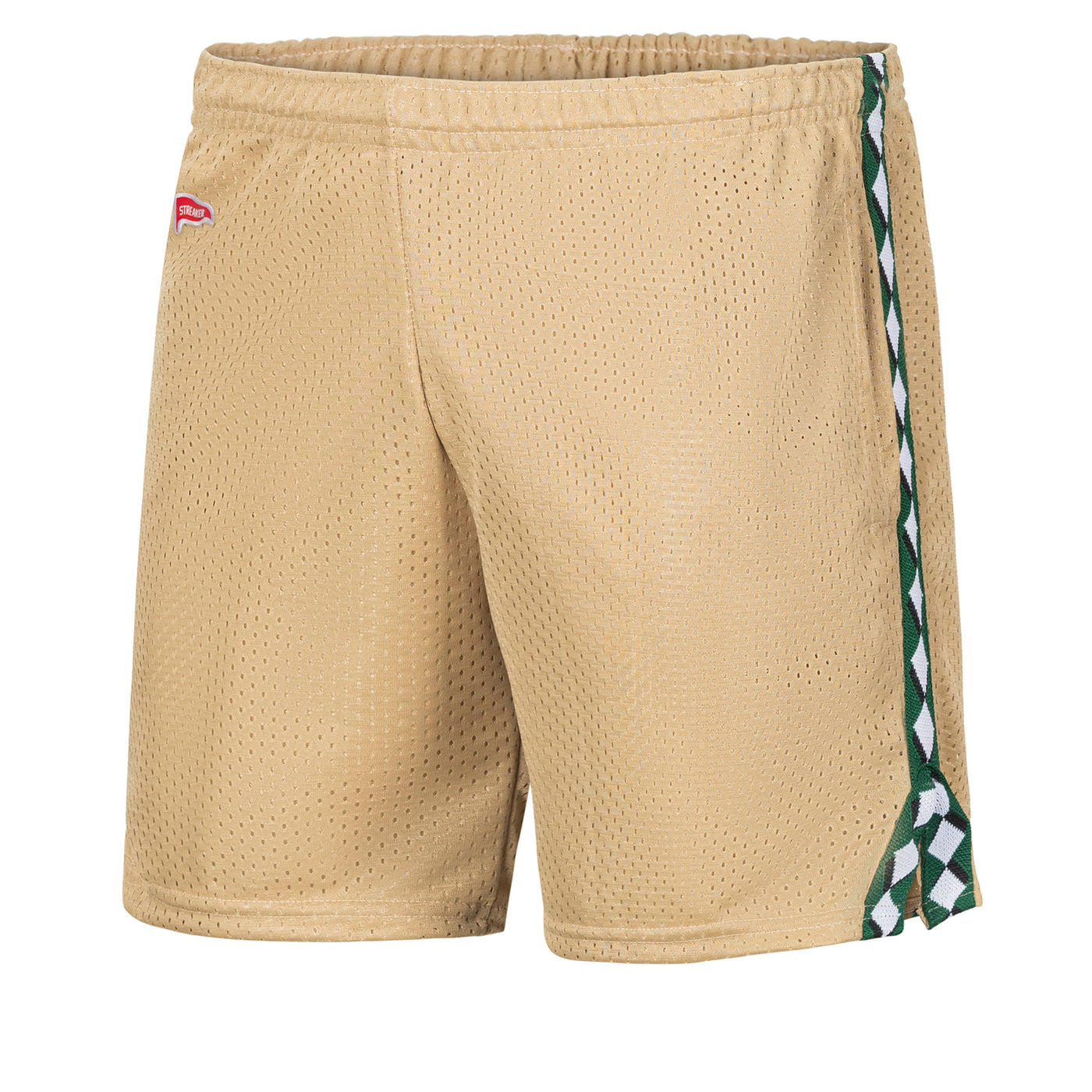 Mesh Lounger Shorts Old Gold - Streaker Sports