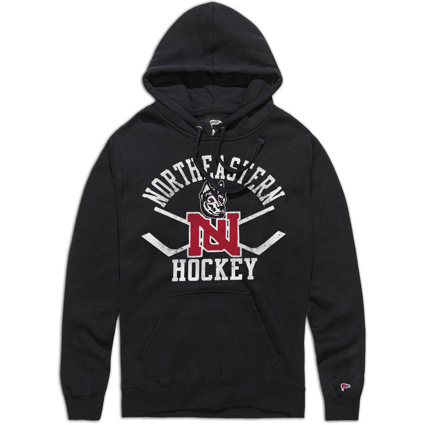 Northeastern Vintage Hockey Hoodie - Streaker Sports