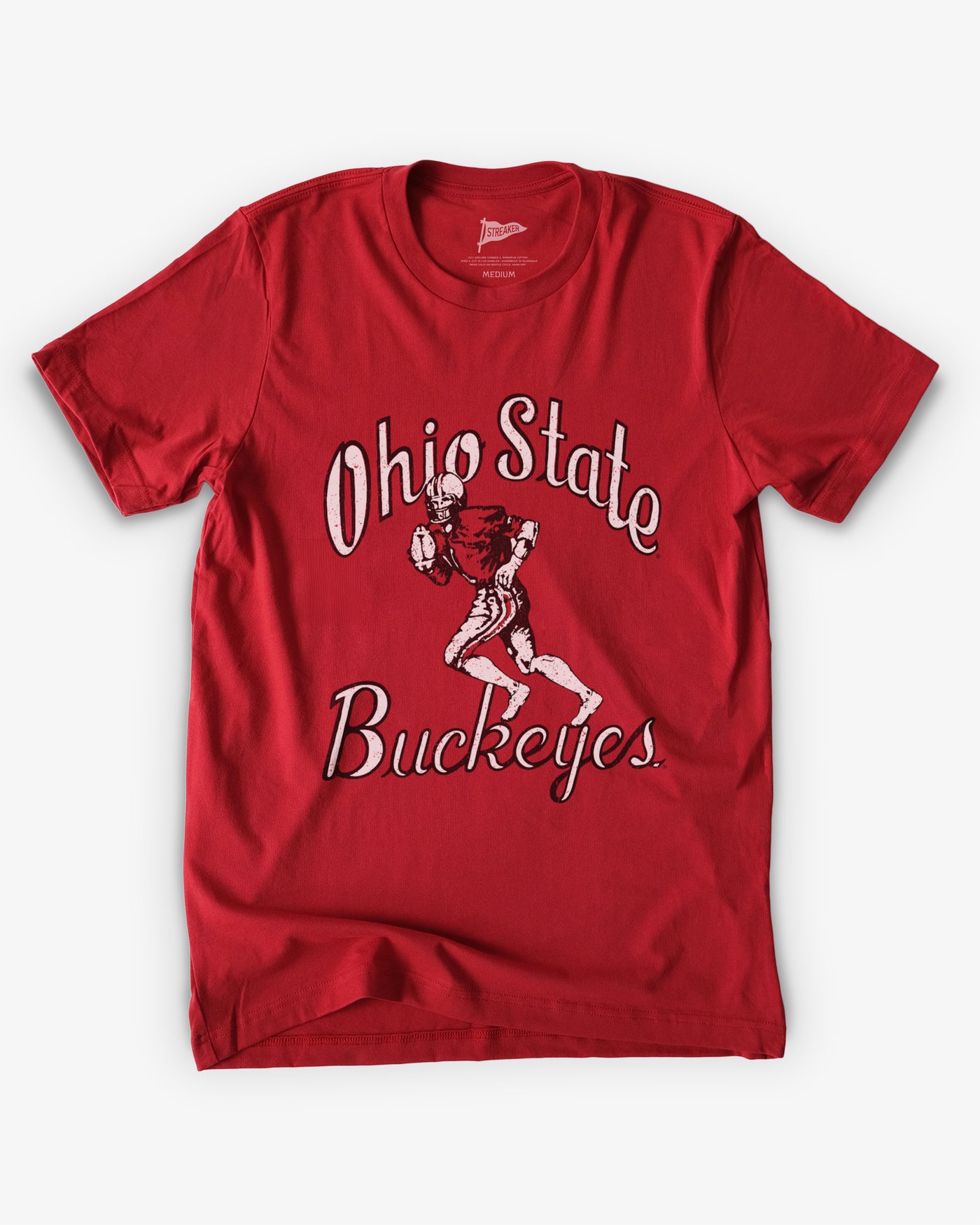 Ohio State Vintage Football Tee | Streaker Sports