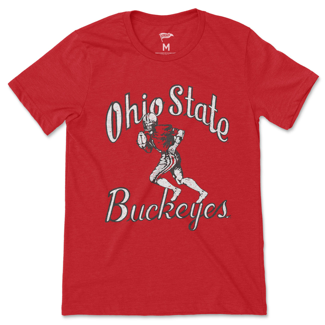 80s 90s OHIO STATE フットボールTシャツ　ヴィンテージ Ohio State Vintage Football Tee – Streaker Sports