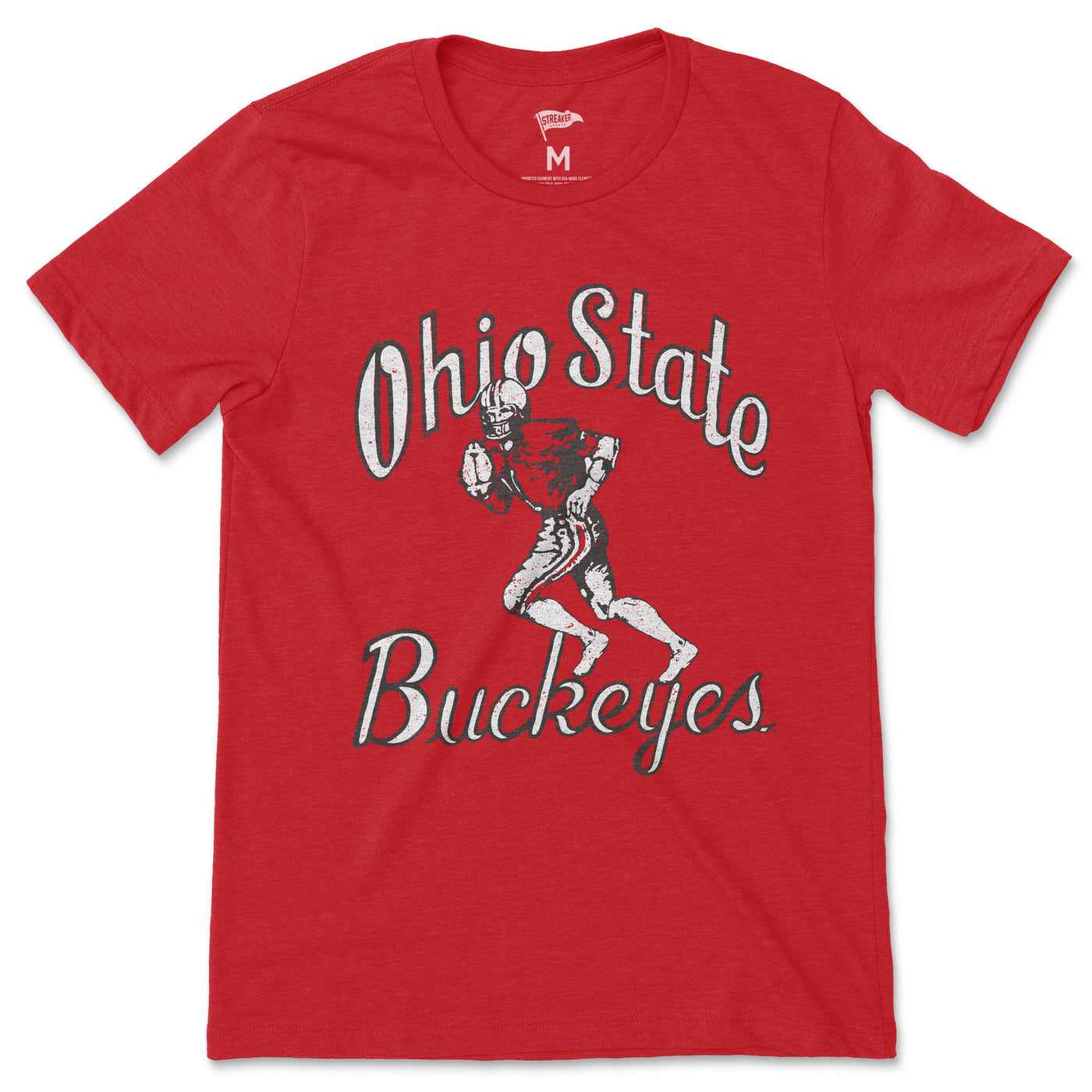 Ohio State Vintage Football Tee - Streaker Sports