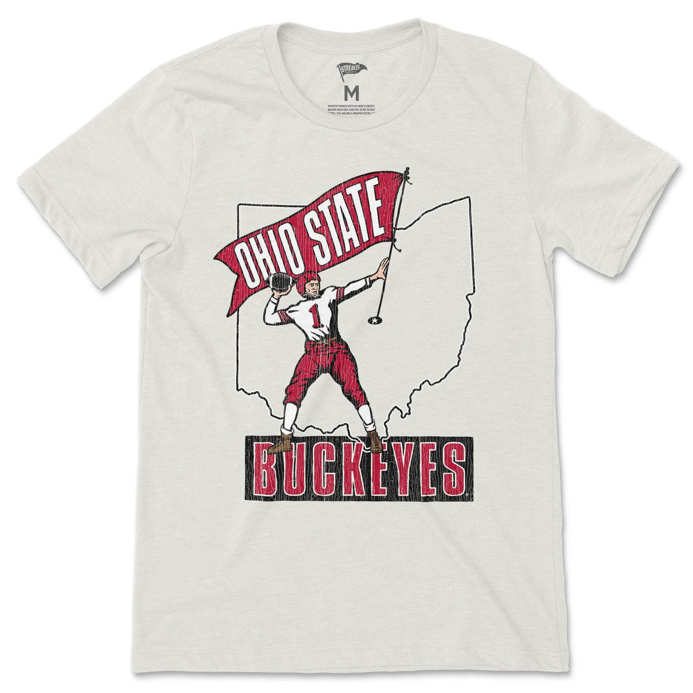 Ohio State Vintage Home Territory Tee - Streaker Sports
