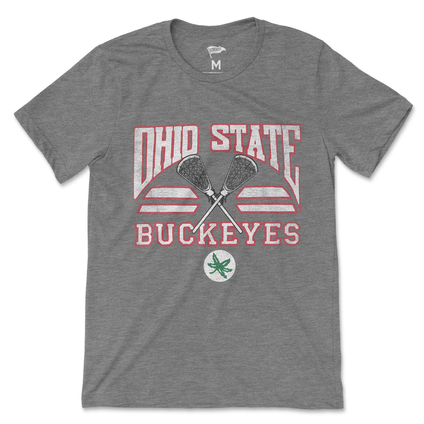 Ohio State Vintage Lacrosse Tee - Streaker Sports