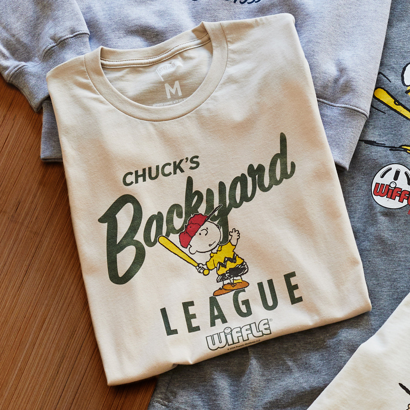 Peanuts x Wiffle Ball Chuck's Backyard League Tee - Streaker Sports