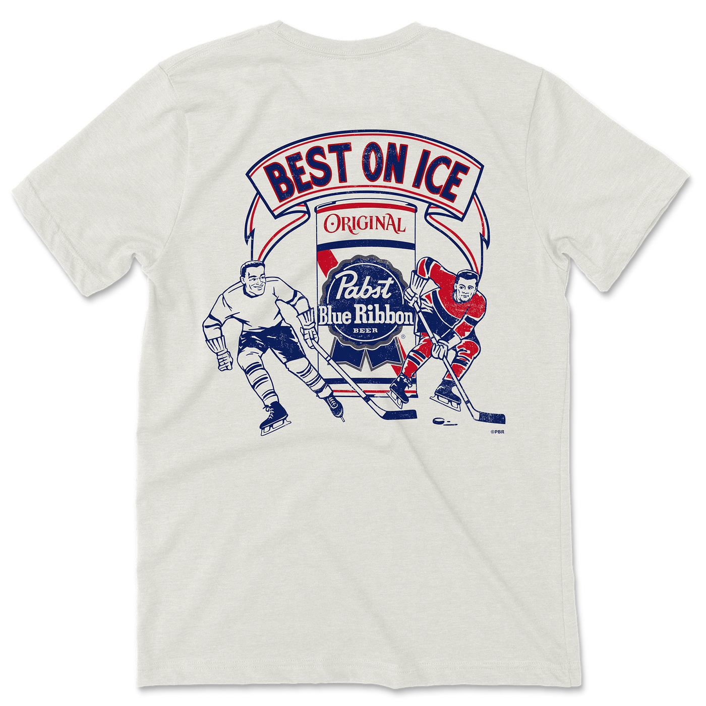 Pabst Blue Ribbon Vintage Best On Ice Tee