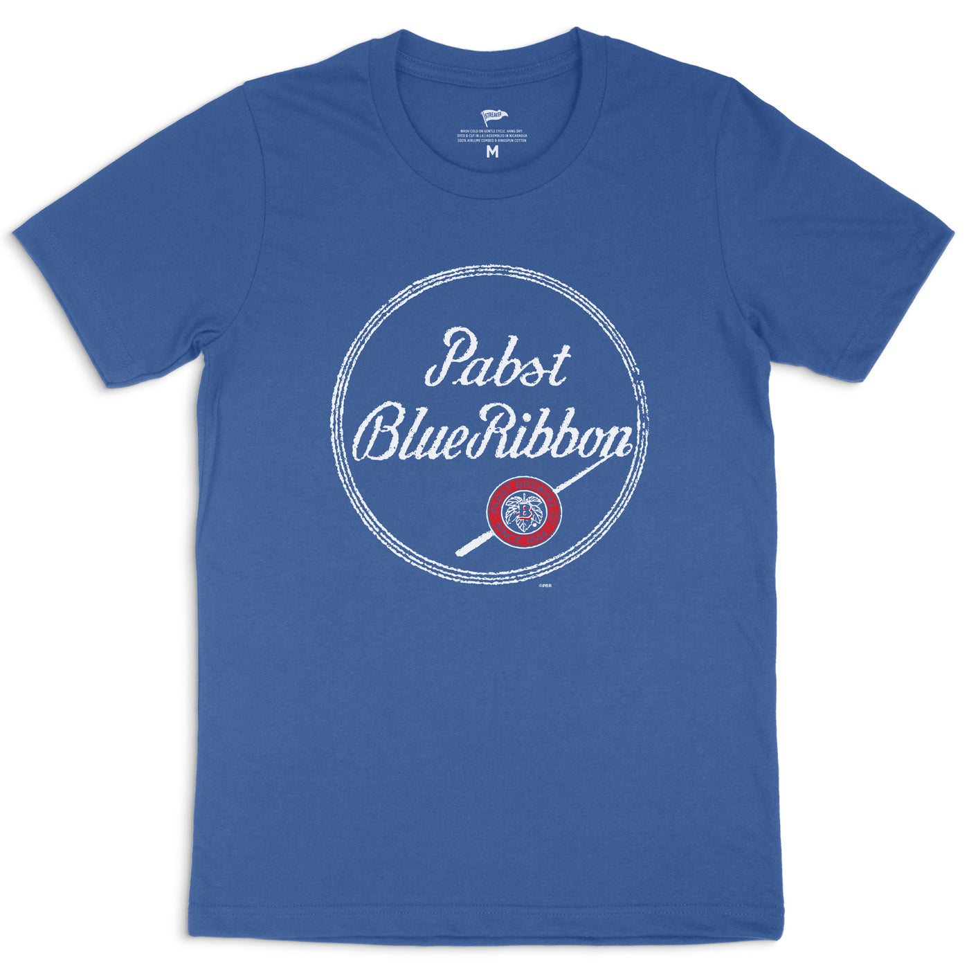 Pabst Blue Ribbon Vintage Script Tee - Streaker Sports