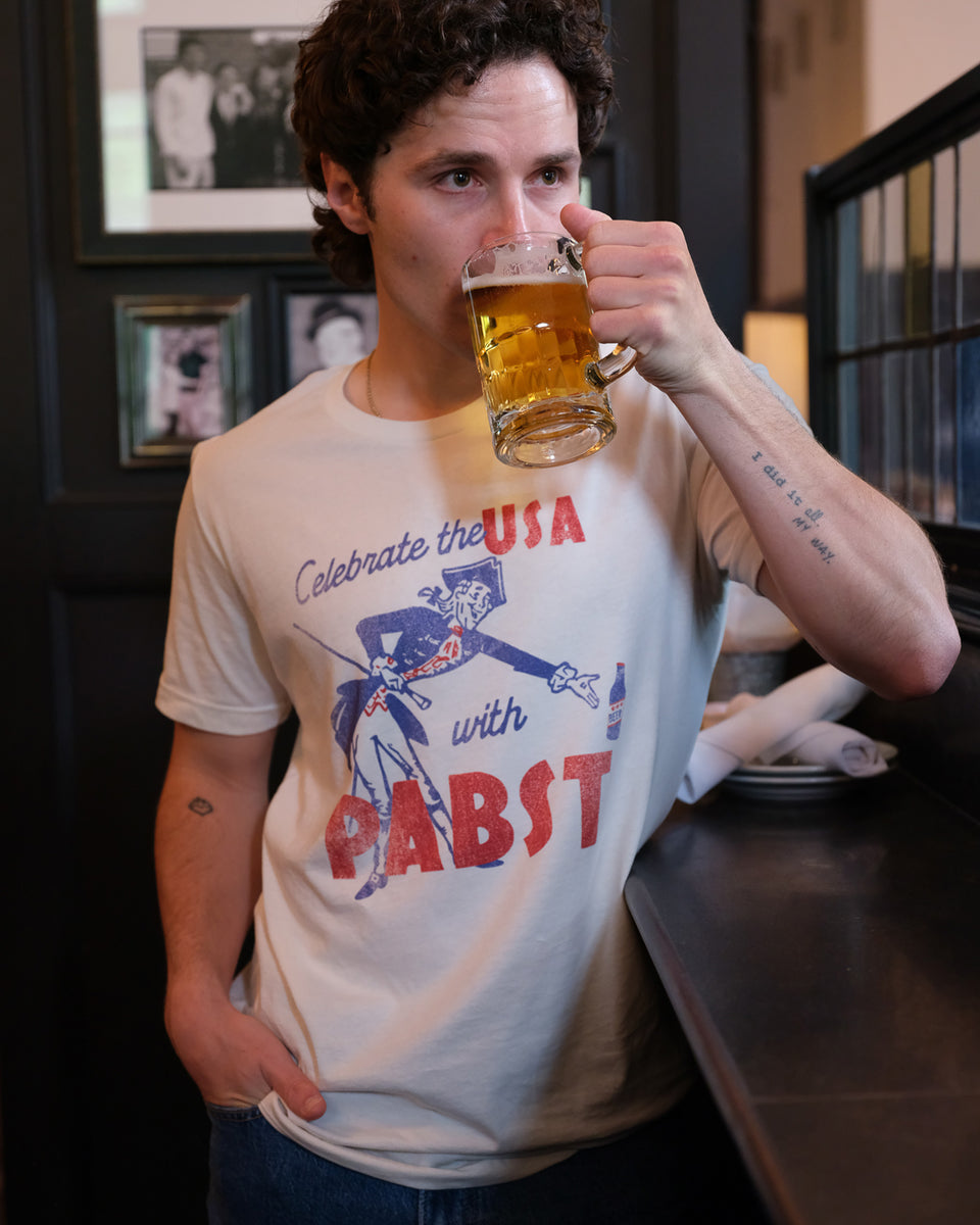 Celebrate the USA with Pabst Tee - Streaker Sports