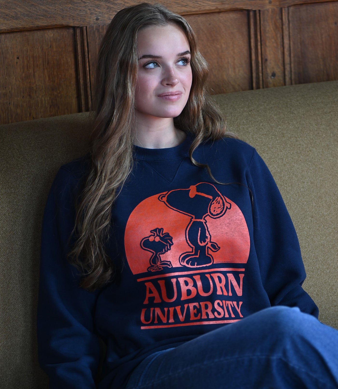 Peanuts x Auburn Sunny Days Crewneck - Streaker Sports