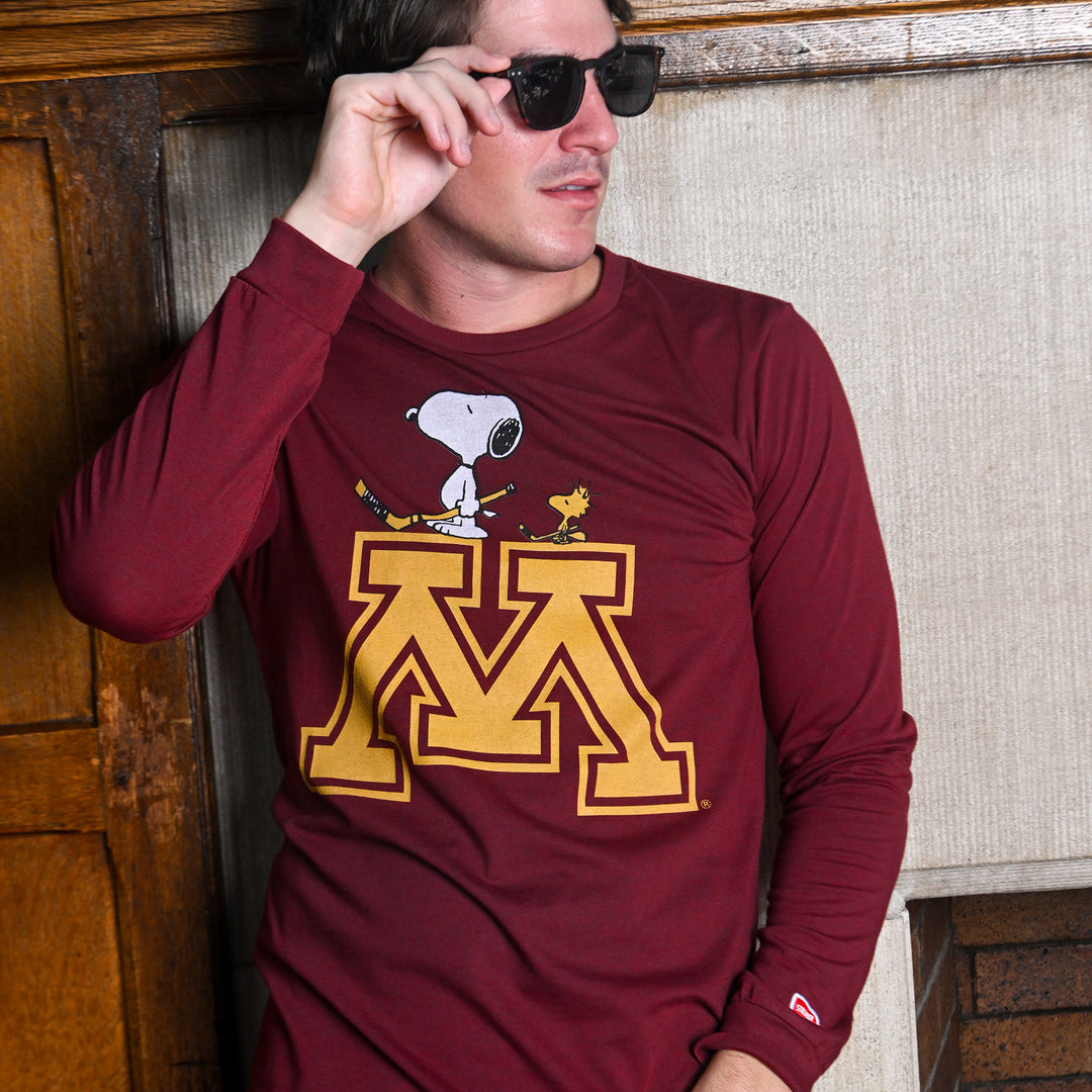 Streaker Sports Peanuts x Minnesota Hockey Long Sleeve Shirt