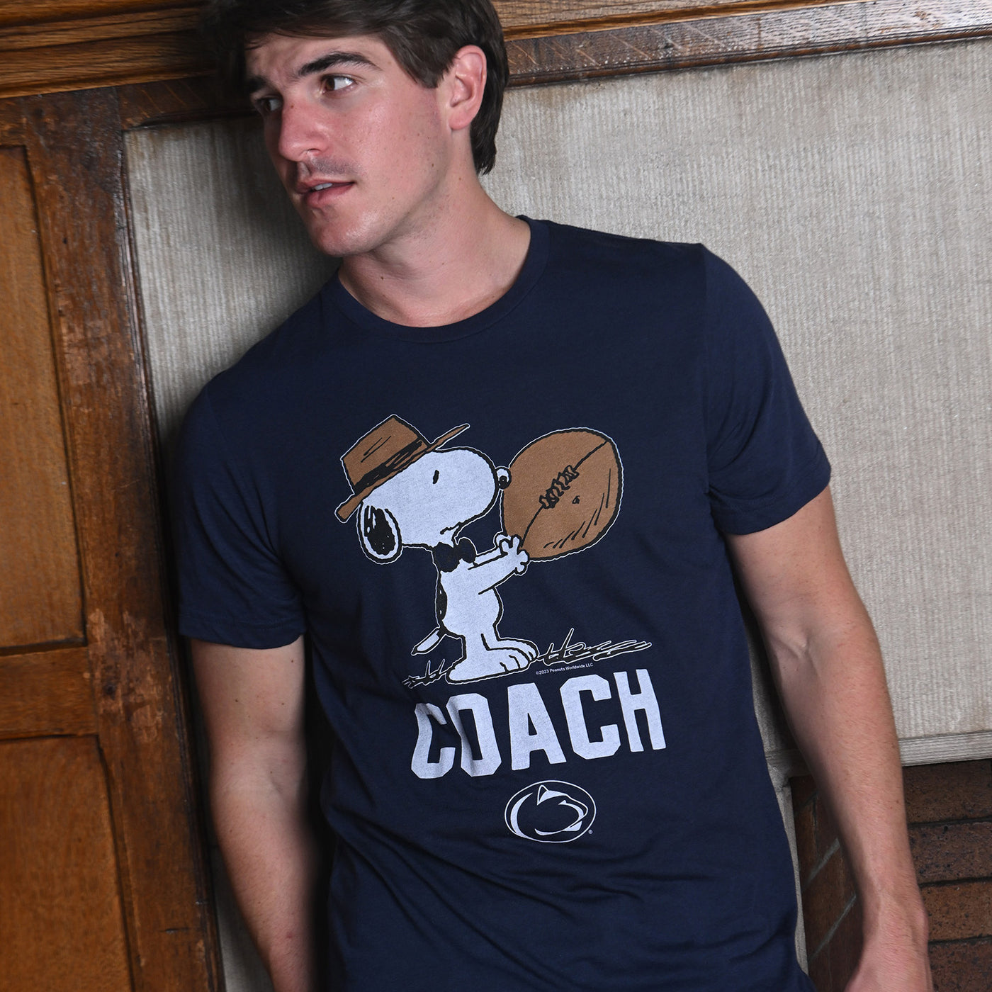 Peanuts X Penn State Football Coach Tee Officially Licensed Vintage Peanuts x penn state football coach tee officially licensed vintage