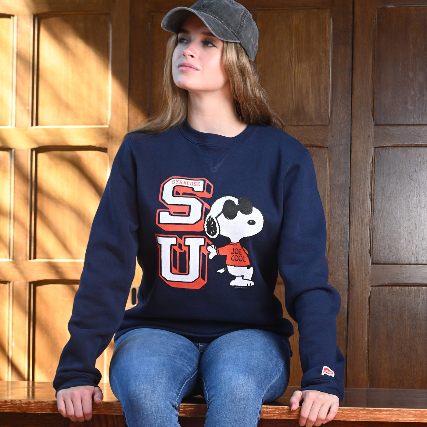 Peanuts x Syracuse Joe Cool Crewneck Sweatshirt - Streaker Sports