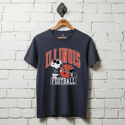 Peanuts x Illinois Joe Cool Football Tee
