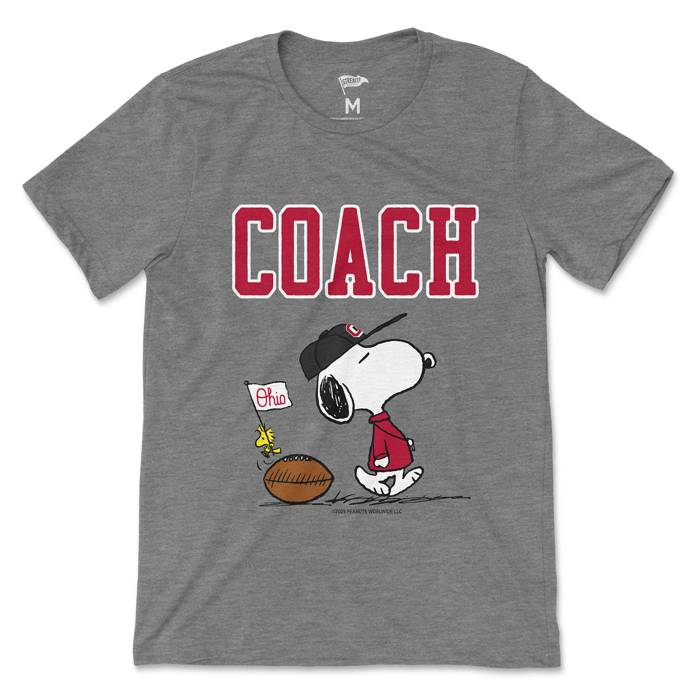 Peanuts x Ohio State World Famous Football Coach Tee