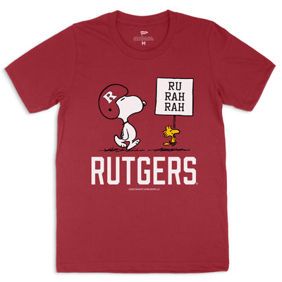 Peanuts x Rutgers Football Gameday Tee - Streaker Sports