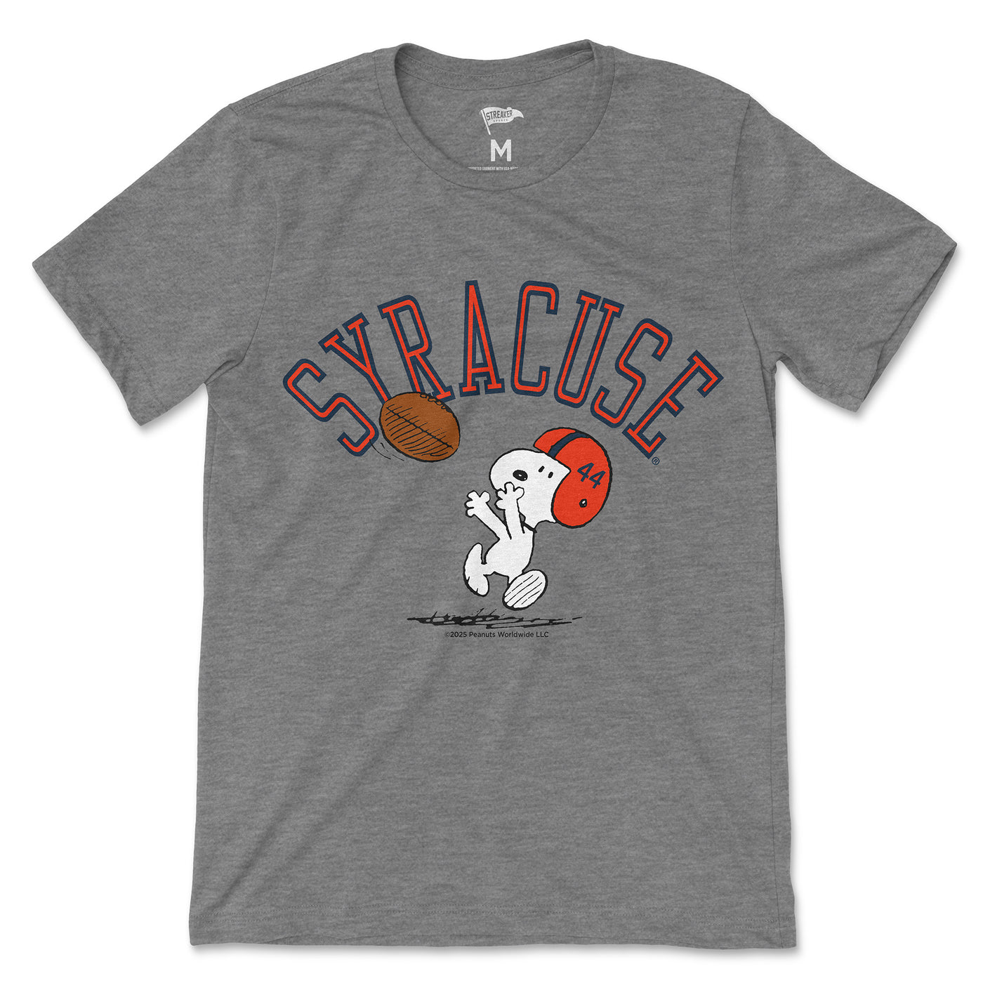 Peanuts x Syracuse World Famous Football Player Tee