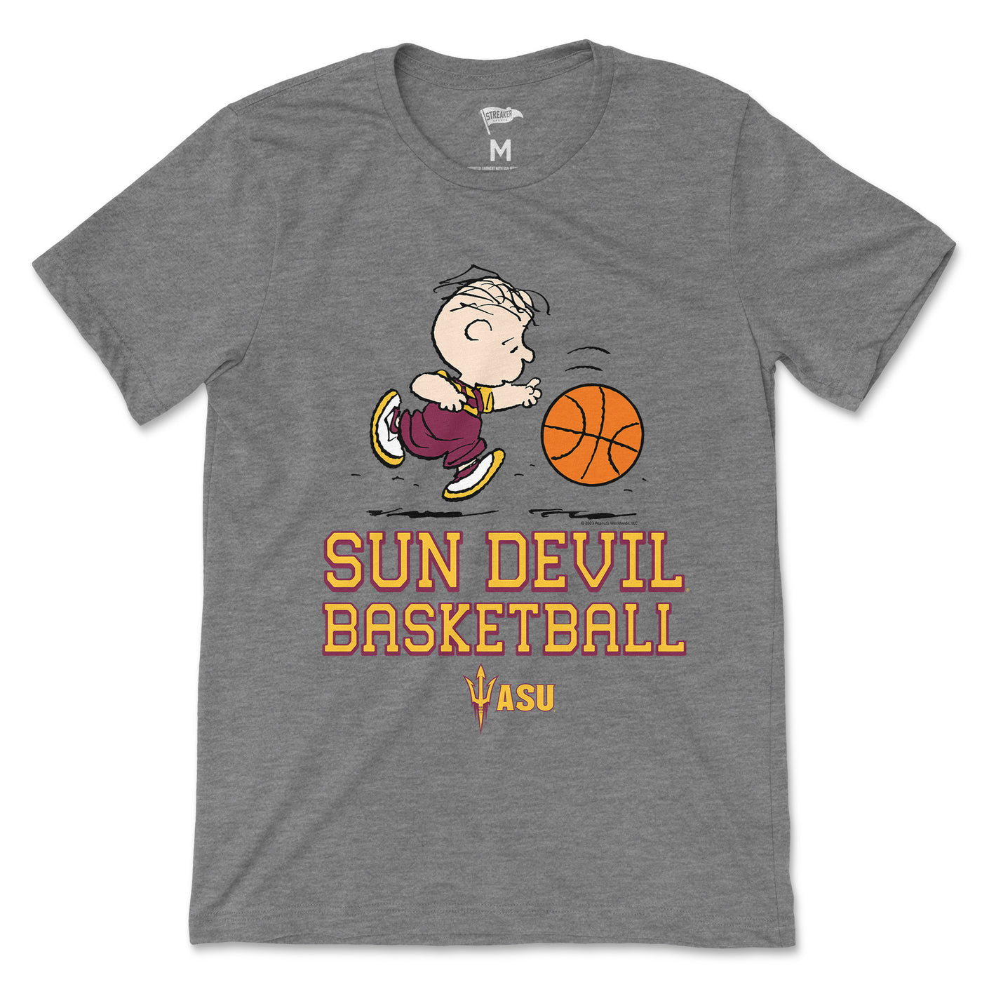 Peanuts x Arizona State Basketball Tee - Streaker Sports