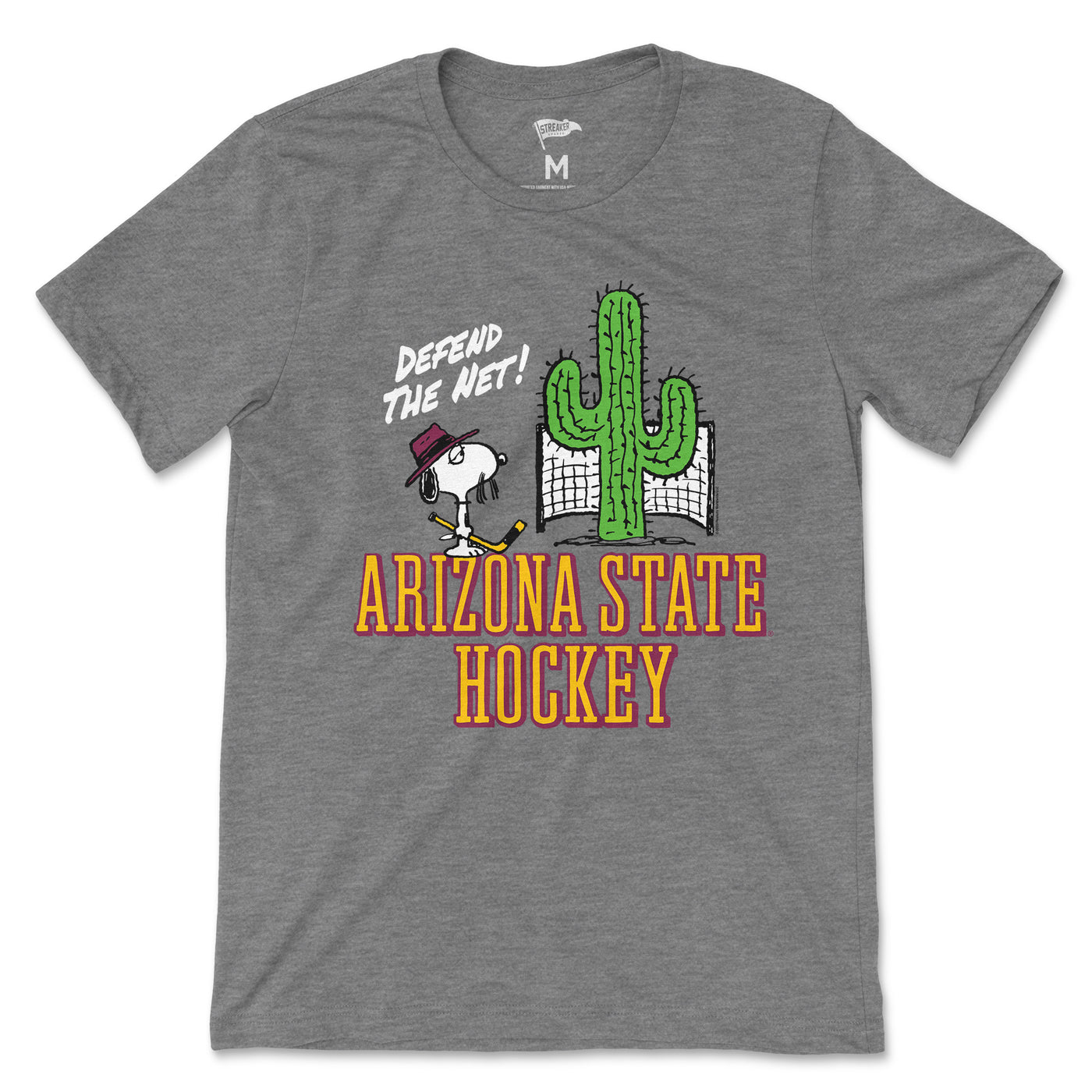 Peanuts x Arizona State Desert Hockey Tee - Streaker Sports