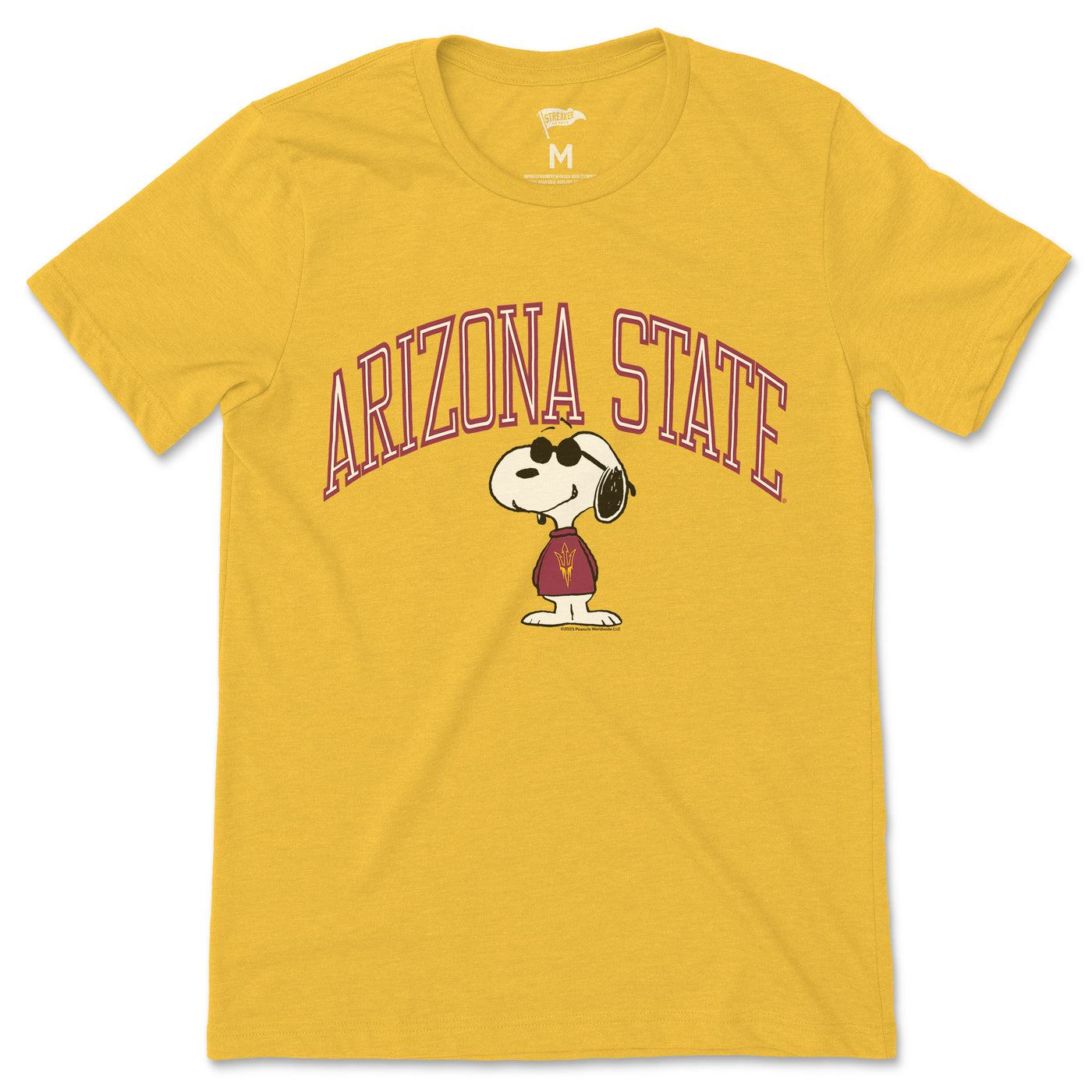 Peanuts x Arizona State Joe College Tee - Streaker Sports