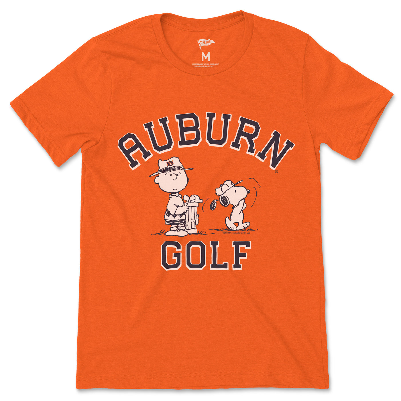 Peanuts x Auburn Golf Tee - Streaker Sports