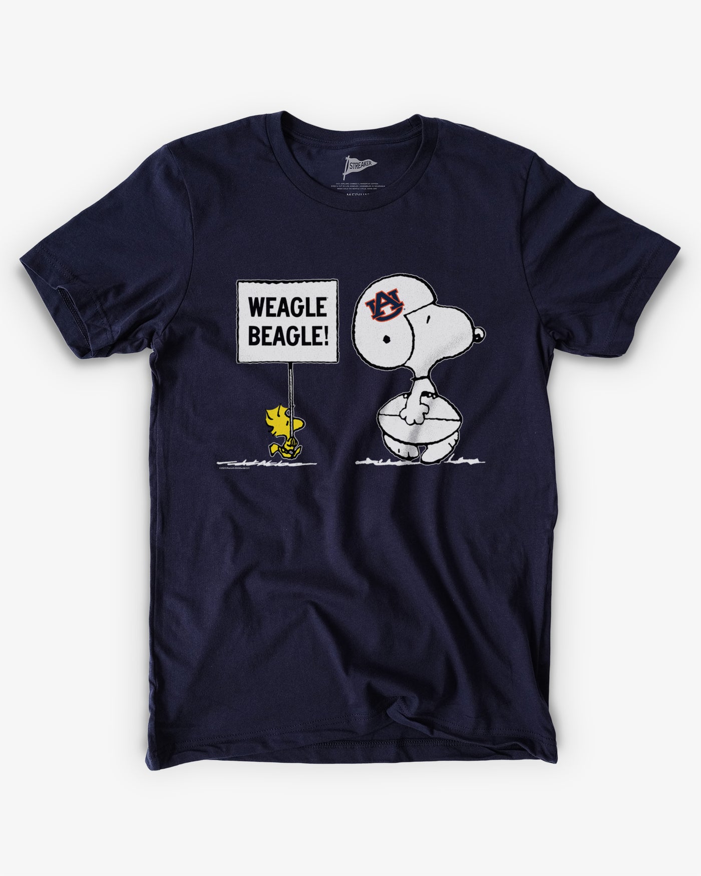 Streaker Sports x Peanuts Auburn Football Tee | Vintage Snoopy