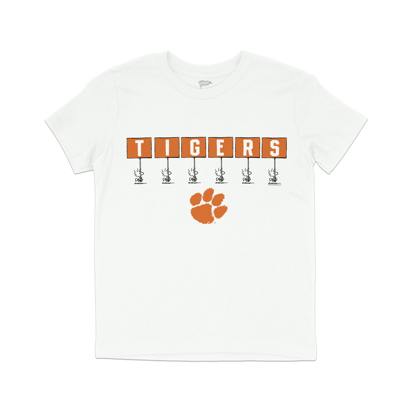 Peanuts x Clemson Gameday Youth Tee - Streaker Sports