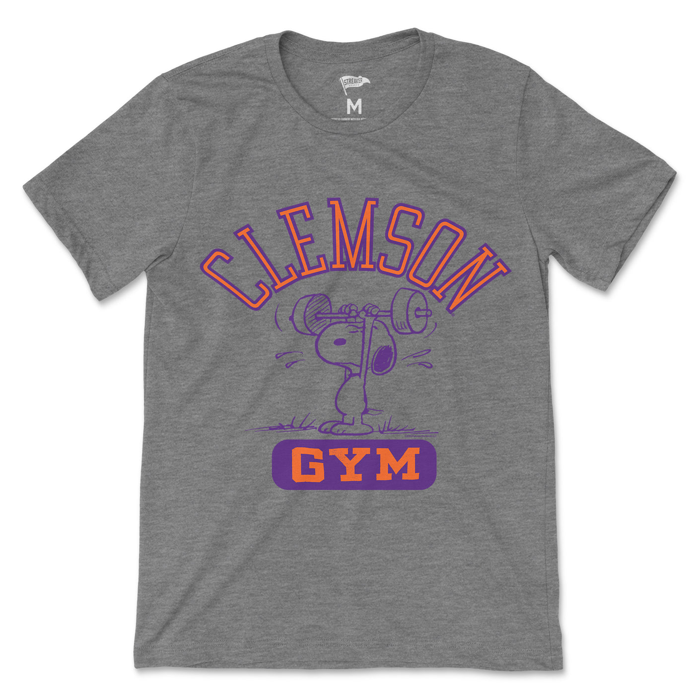 Peanuts x Clemson Gym Tee - Streaker Sports