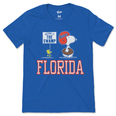 Peanuts x Florida Welcome to the Swamp Football Tee - Streaker Sports