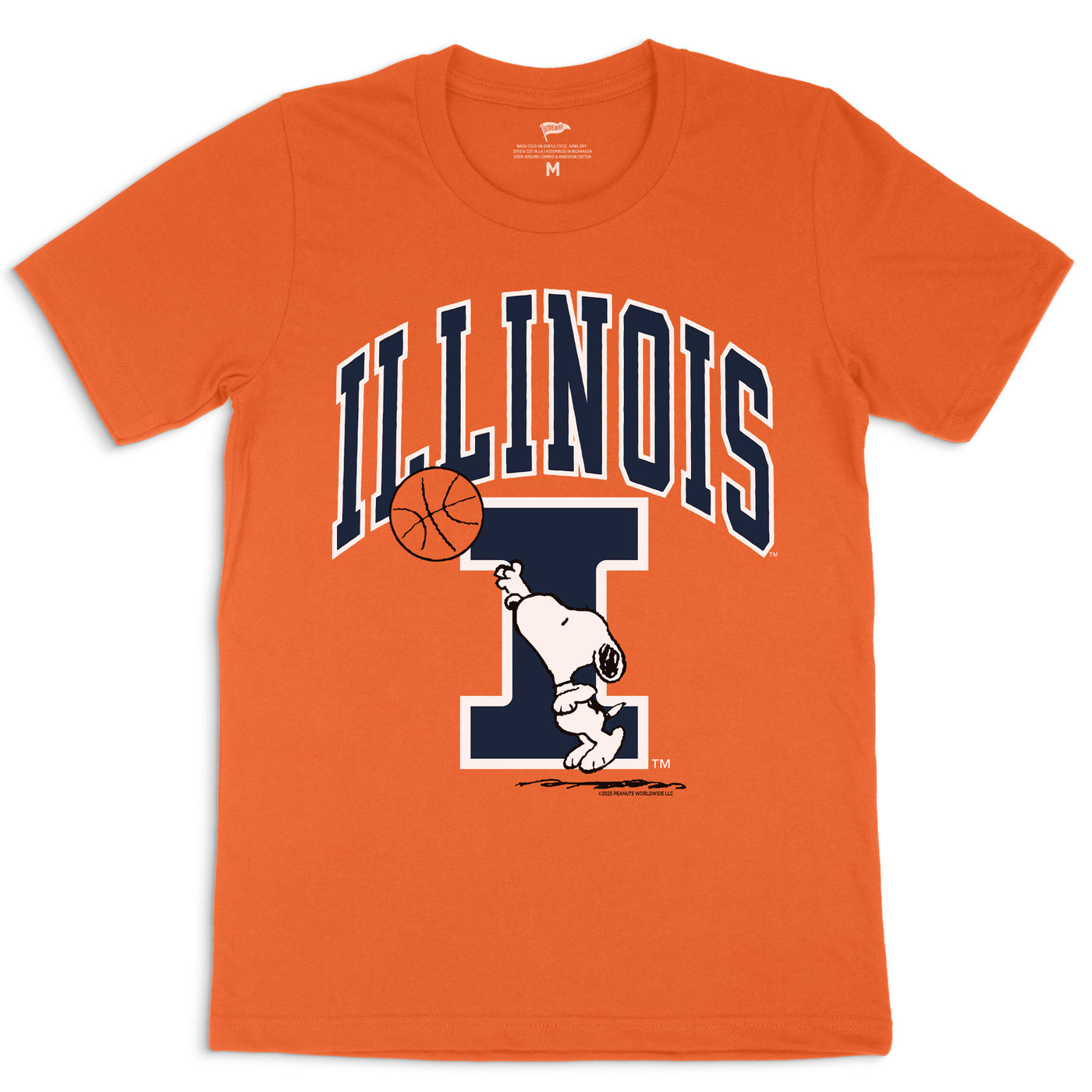 Peanuts x Illinois Basketball Tee - Streaker Sports