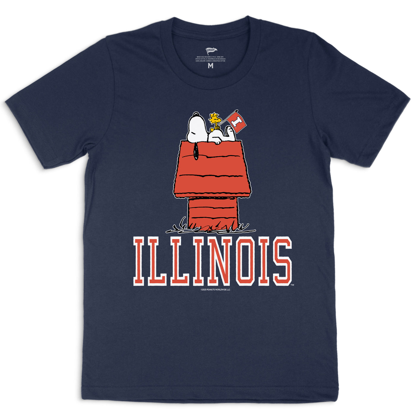 Peanuts x Illinois Home Game Tee - Streaker Sports