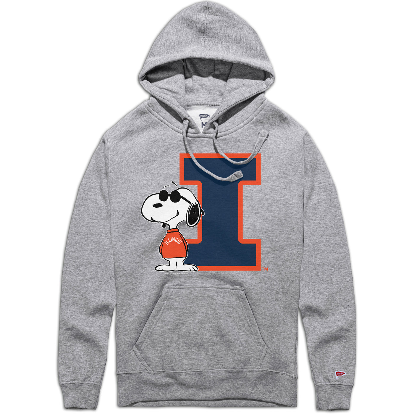 Peanuts x Illinois Joe College Hoodie - Streaker Sports