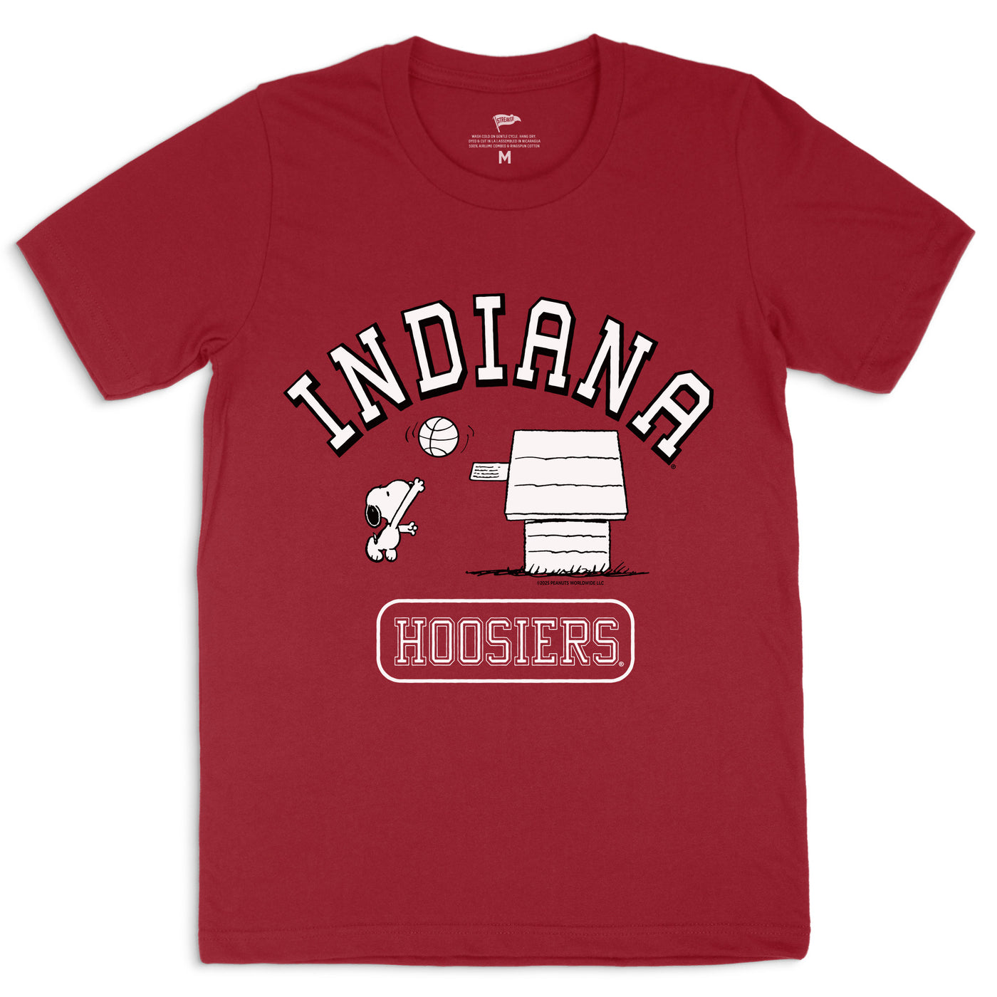 Peanuts x Indiana Basketball Tee