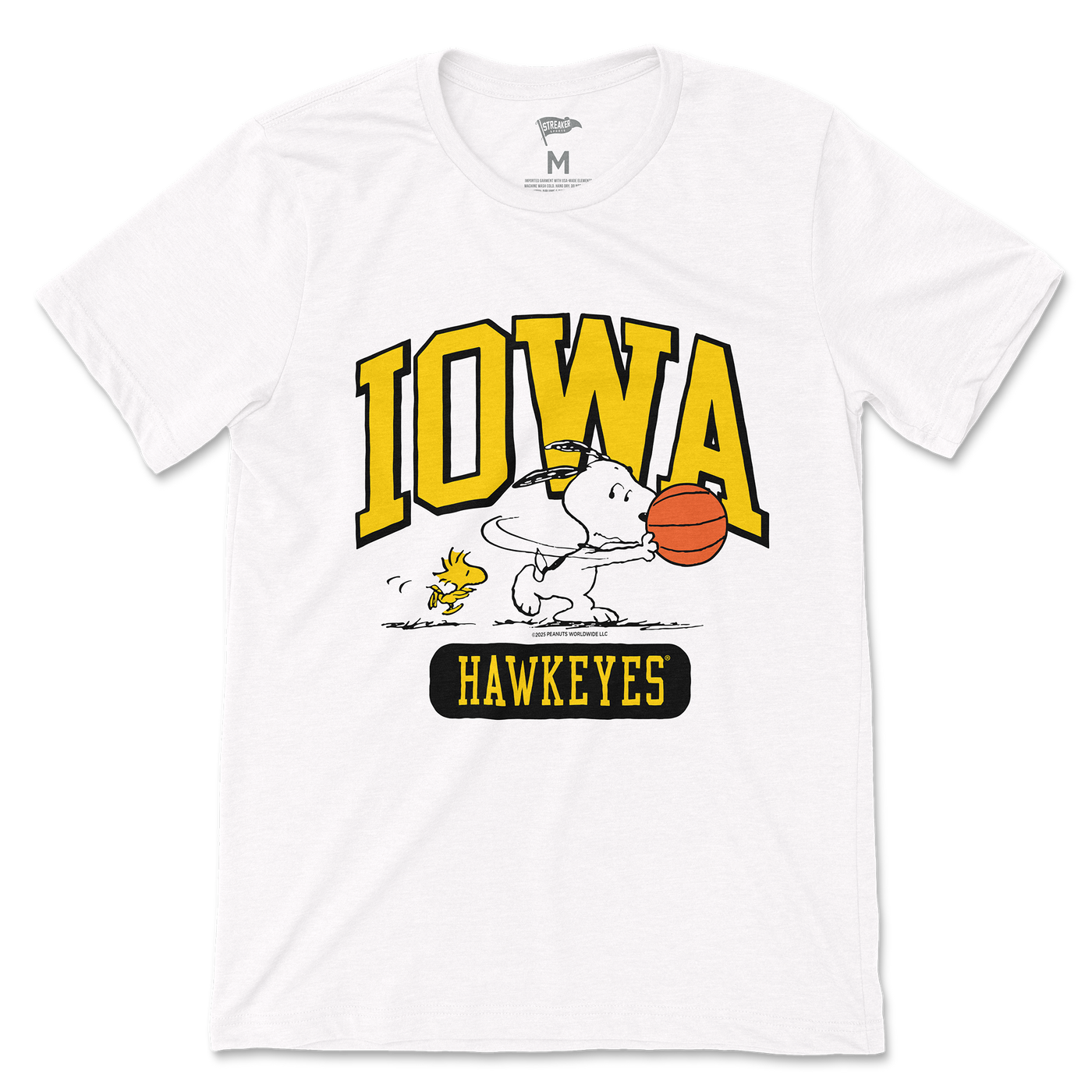 Peanuts x Iowa Basketball Tee - Streaker Sports