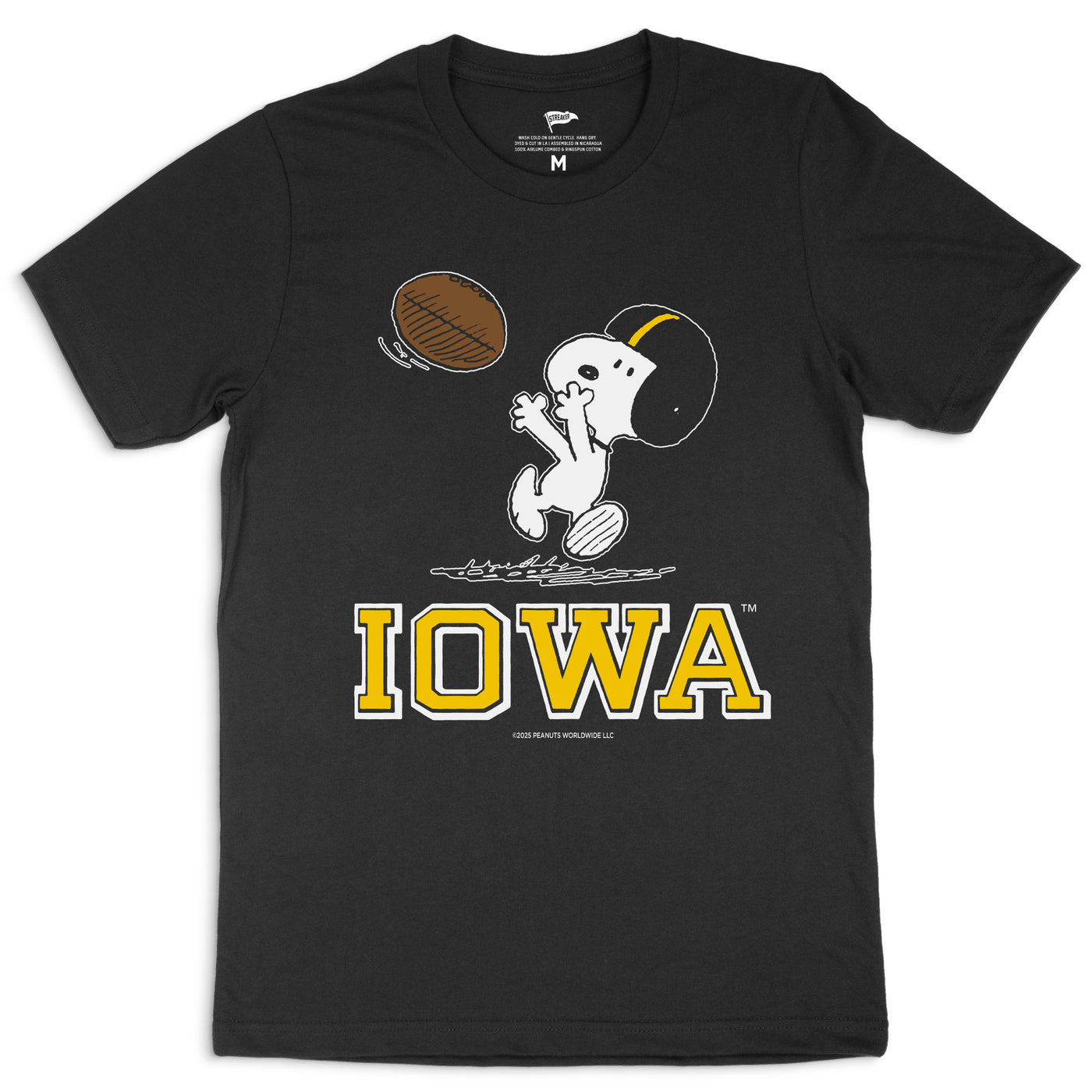 Peanuts x Iowa Football Tee - Streaker Sports