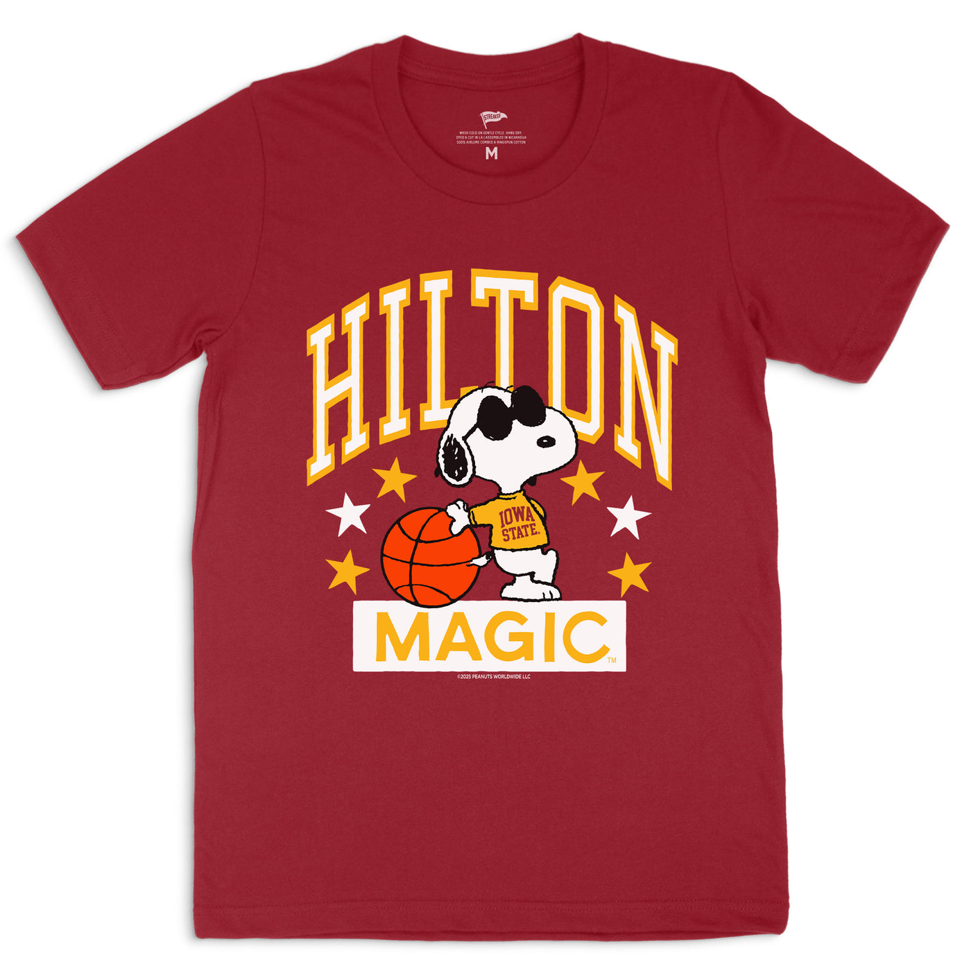 Peanuts x Iowa State Hilton Magic Basketball Tee