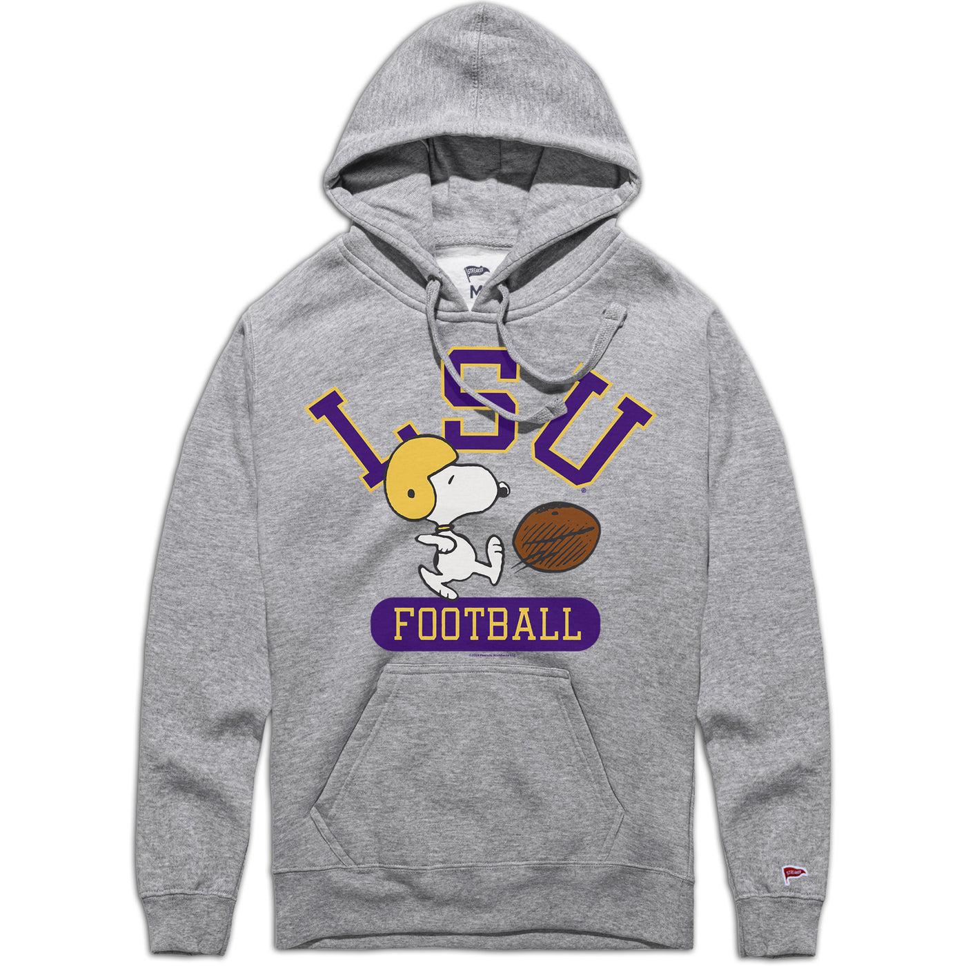 Peanuts x LSU Snoopy Football Hoodie - Streaker Sports