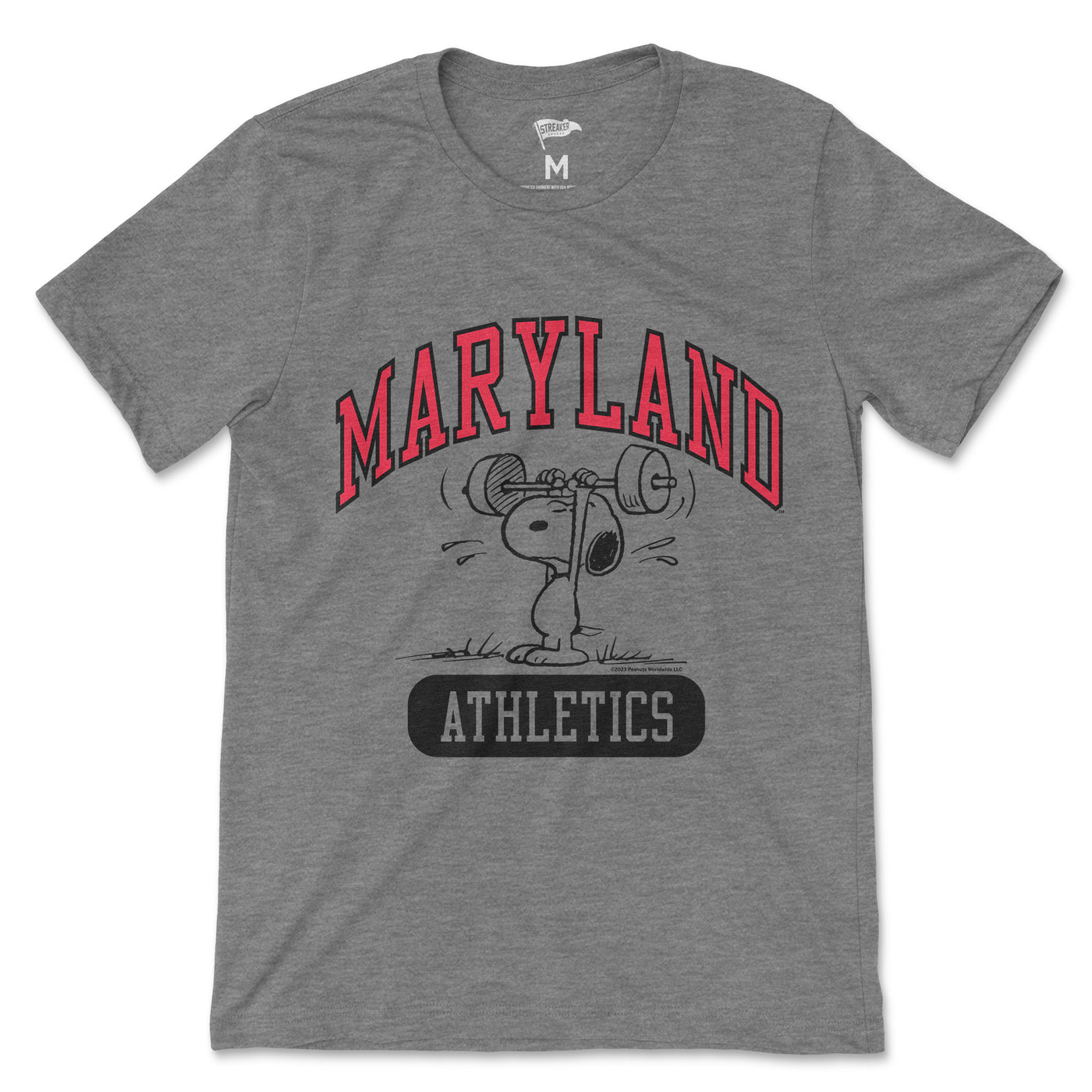 Peanuts x Maryland Athletics Tee - Streaker Sports